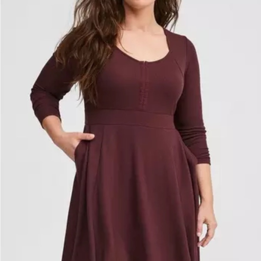 NWT Torrid Mini Waffle Dress 00X